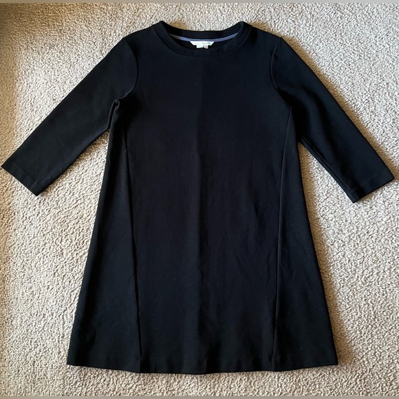 Boden Ribbed Ottoman Shift Black Dress Sz US 8P - Picture 2 of 8